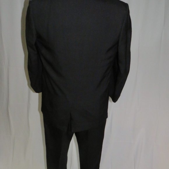 Rogers Peet Vintage Matka Silk Black Shawl Collar One Button Tuxedo 38S - Picture 3 of 14